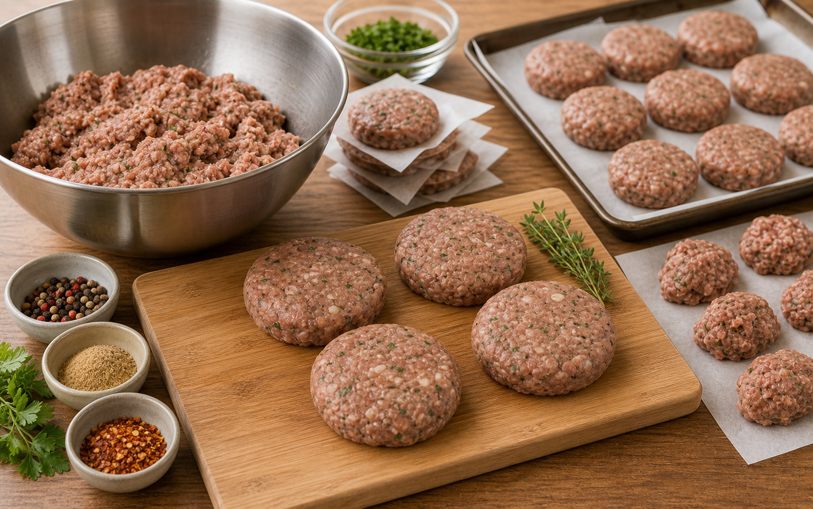 FROM-SCRATCH SAUSAGE GRINDING & STORAGE