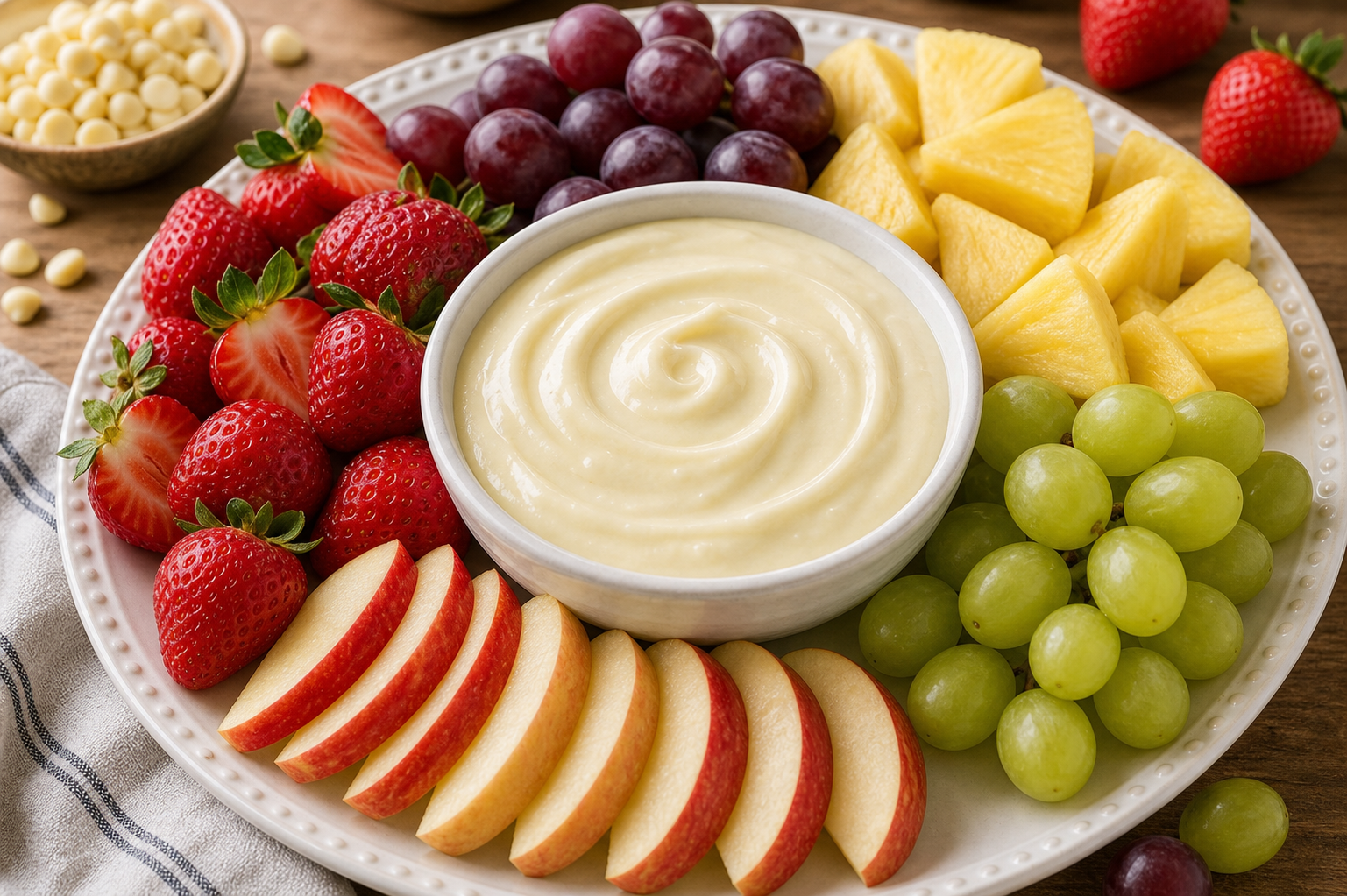 White Chocolate Fruit Dip