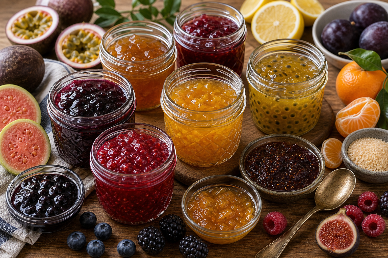 EXOTIC / RARE JELLIES & JAMS (From Scratch)