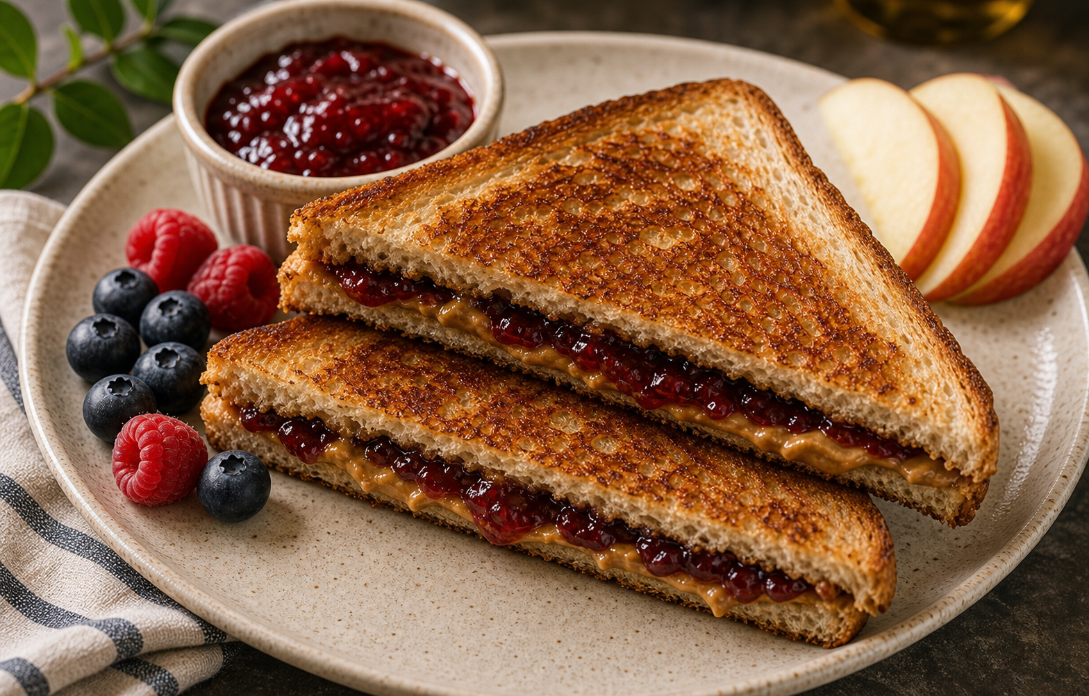 UPSCALE GRILLED PB&J