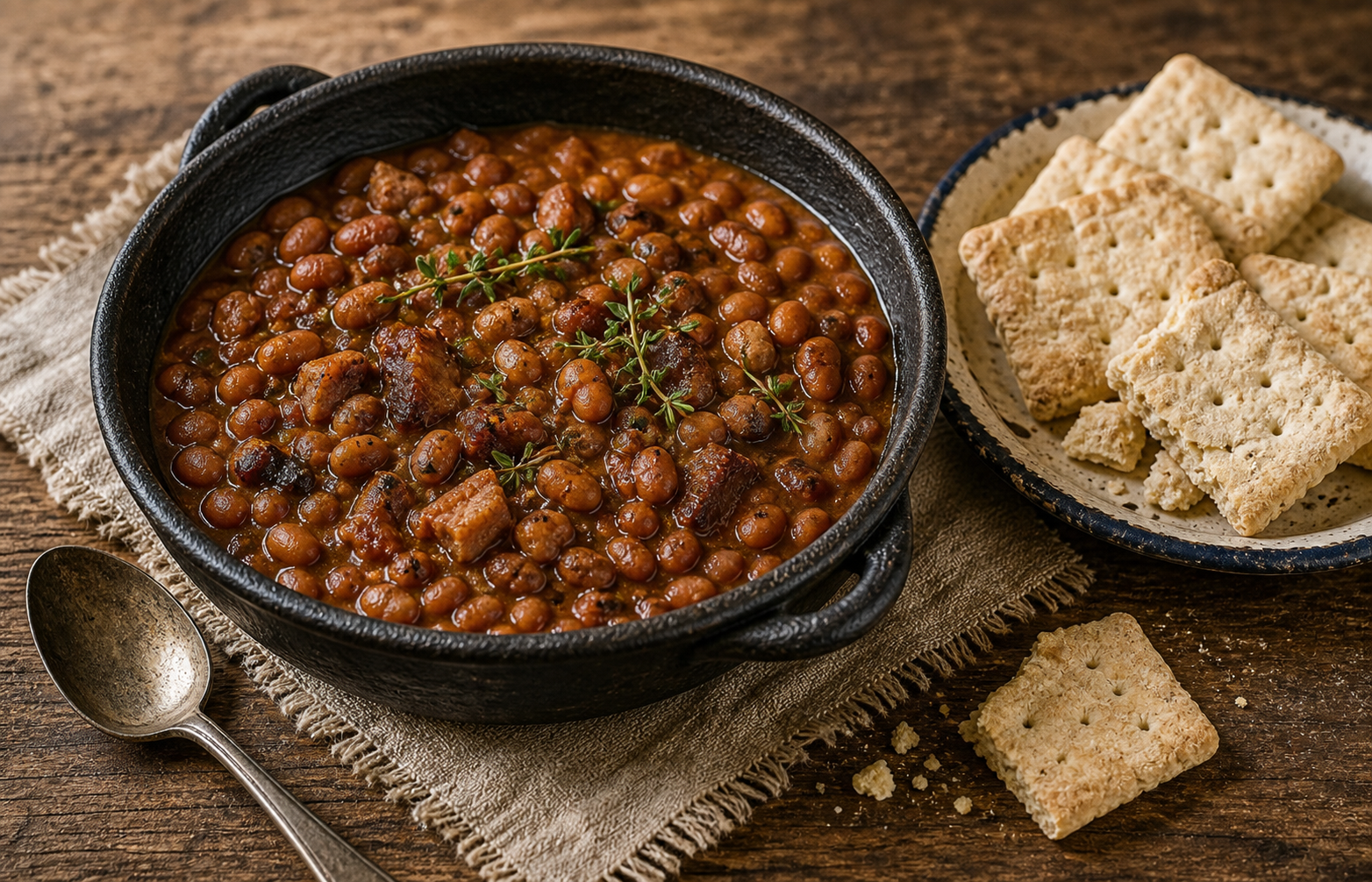 American Frontier (~1850) - Cowboy Beans & Hardtack