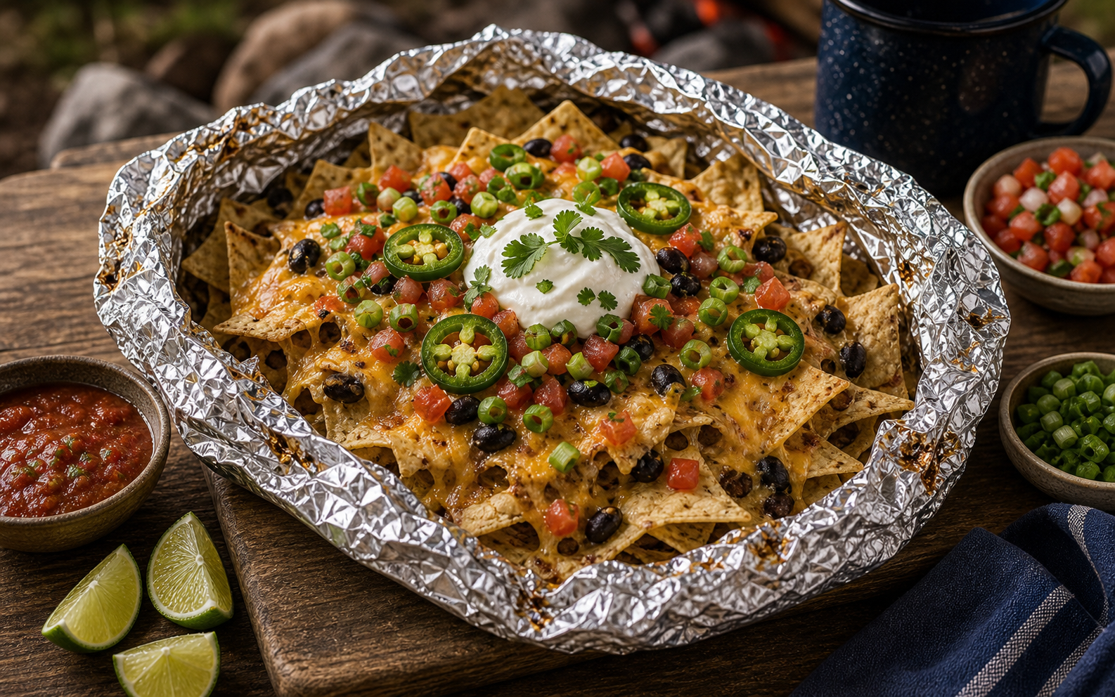 Recipe 9: Campfire Nachos (in Foil)