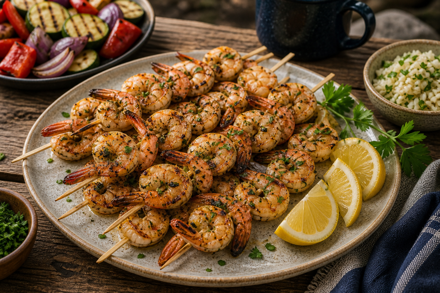 Recipe 13: Grilled Shrimp Skewers