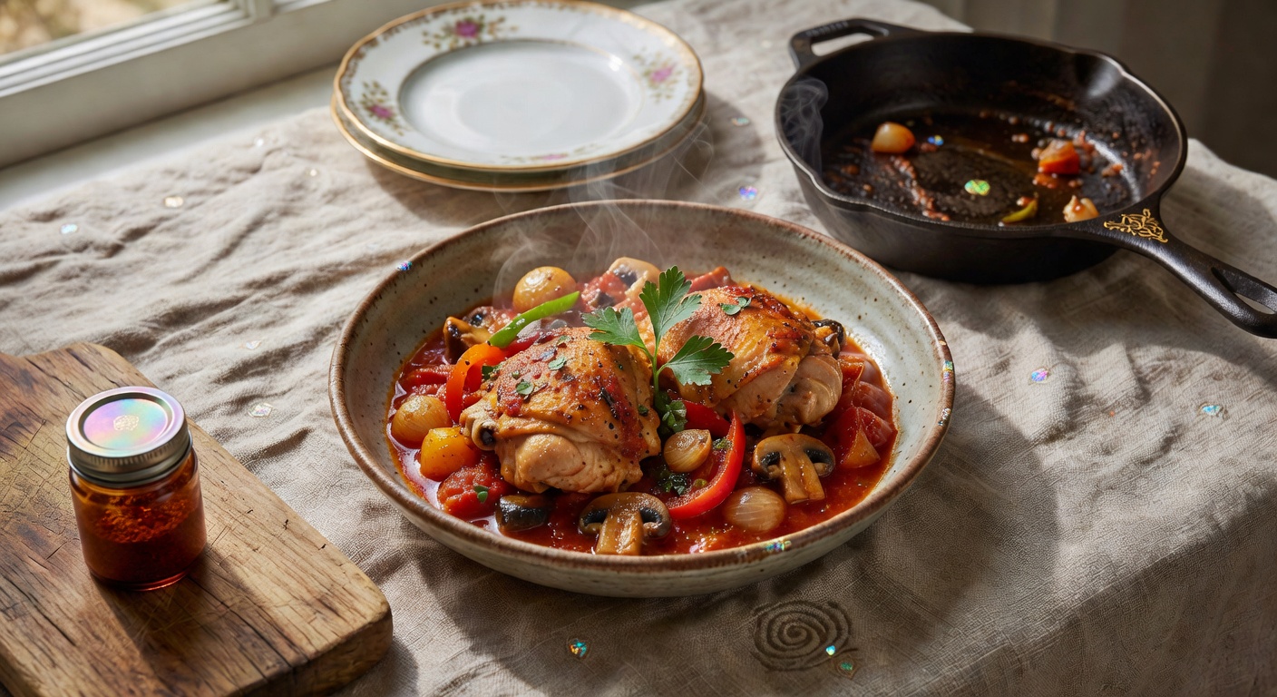 2. Kidney-Friendly Chicken Cacciatore
