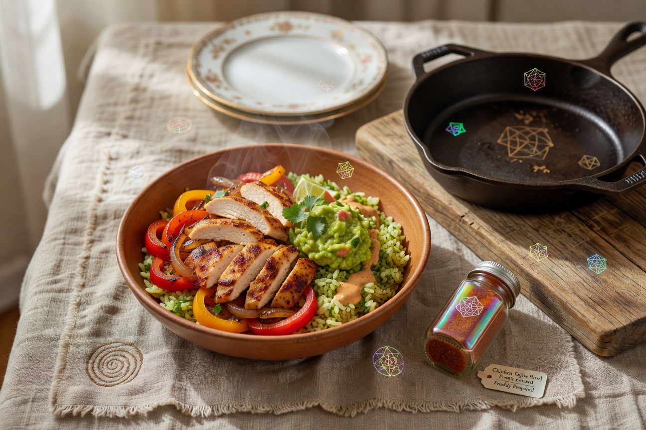 6. Chicken Fajita Bowl