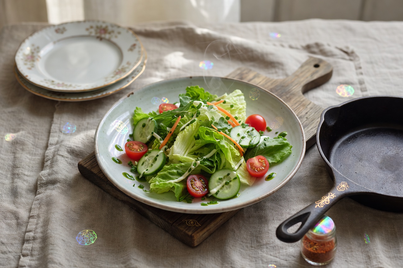 14. Garden Salad with Herb Vinaigrette